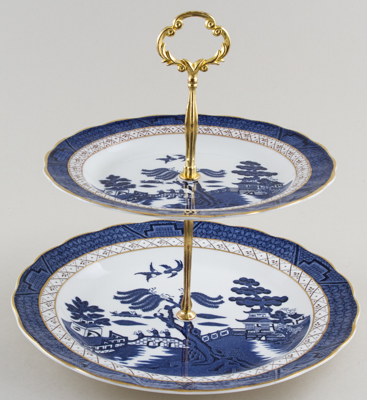 Cake Stand 2 tier c1980s